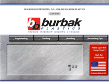 Tablet Screenshot of burbak.com